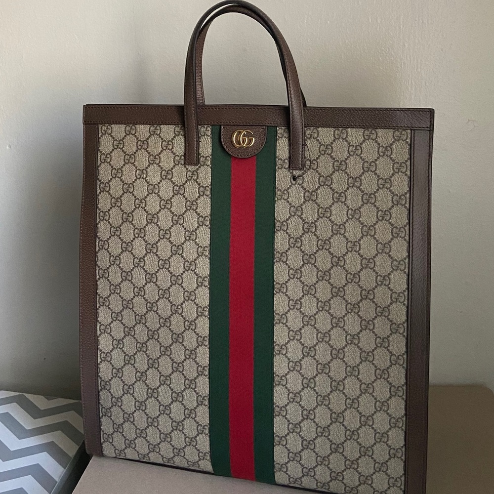 ‼️SOLD‼️ Ophidia GG Supreme Canvas Tote